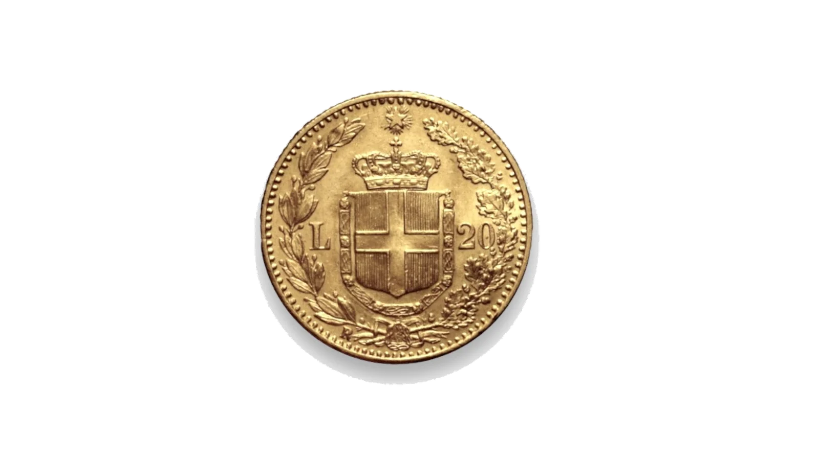 20-lire gold coin
