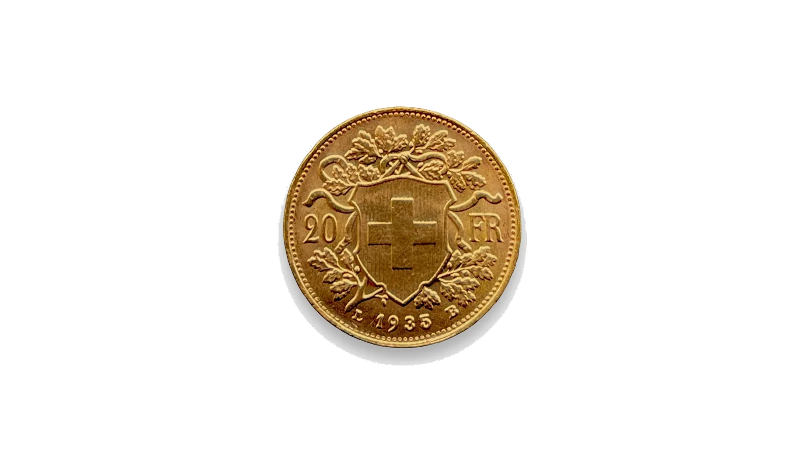 20-franc Vreneli Swiss coin