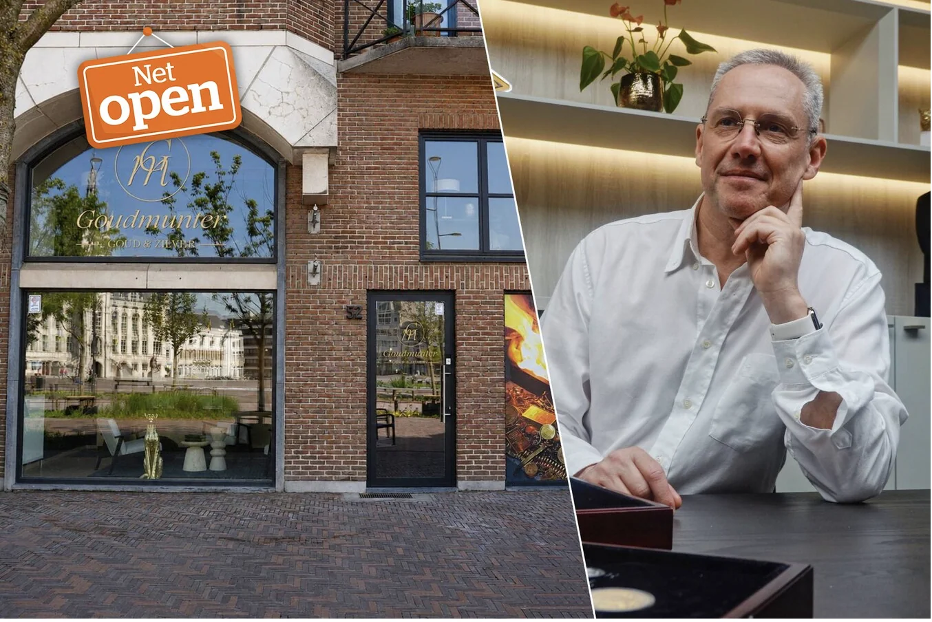 Gold specialist Goudmunter opens a branch on Grote Markt in Sint-Niklaas
