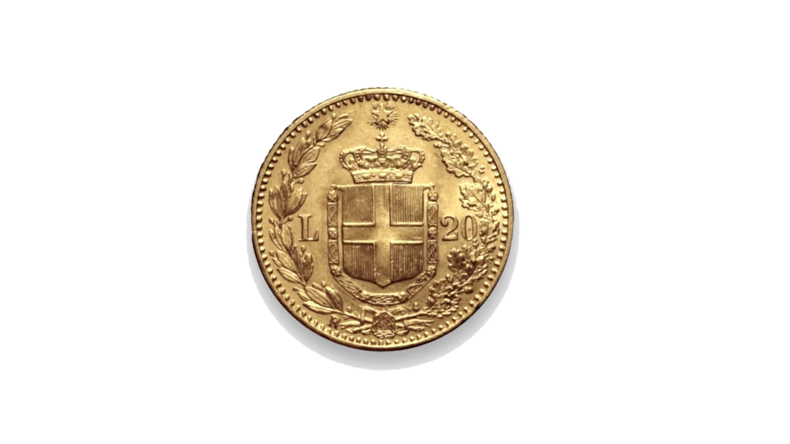 20-lire gold coin