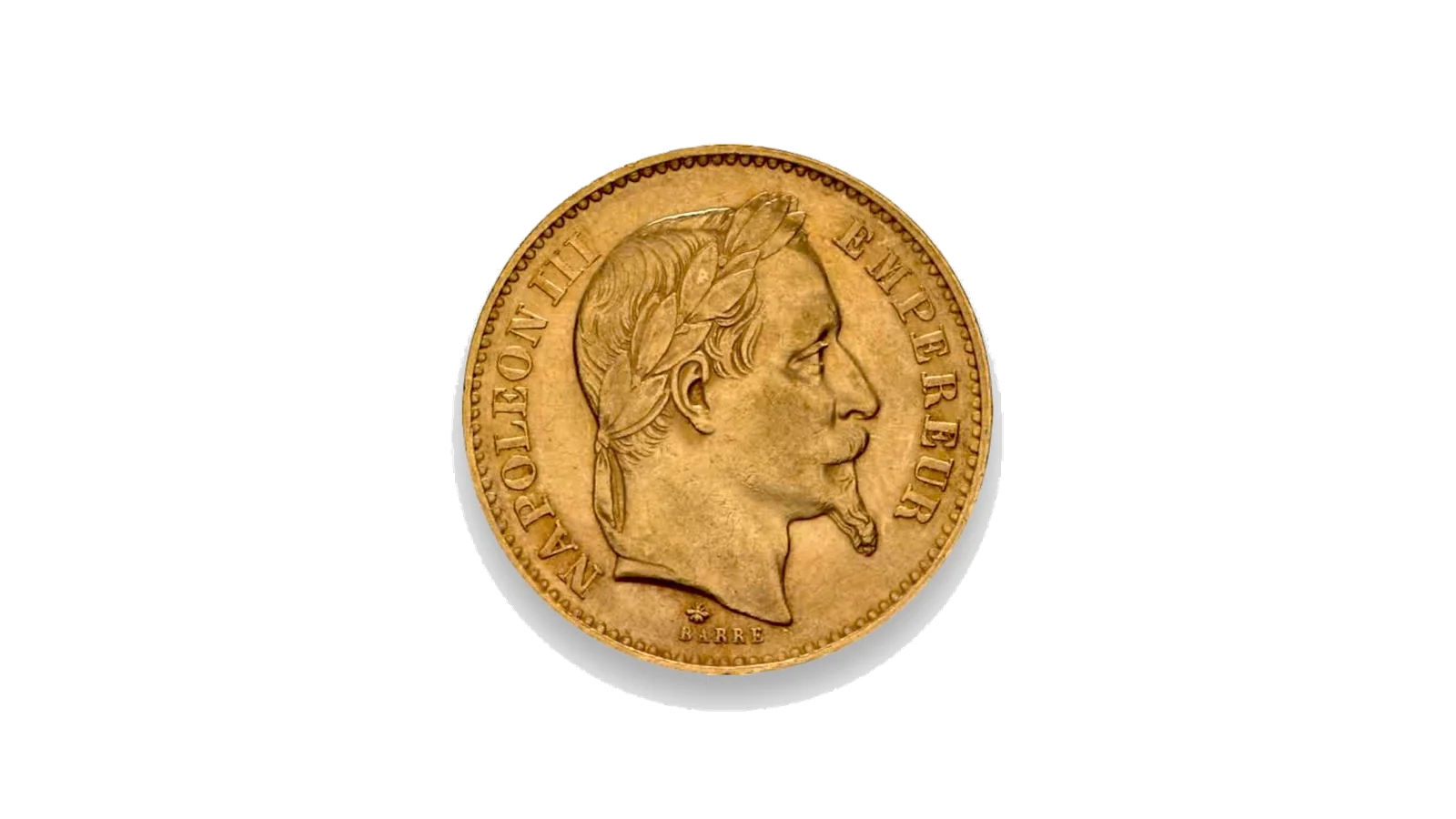 pièce de 20 francs Napoléon en or