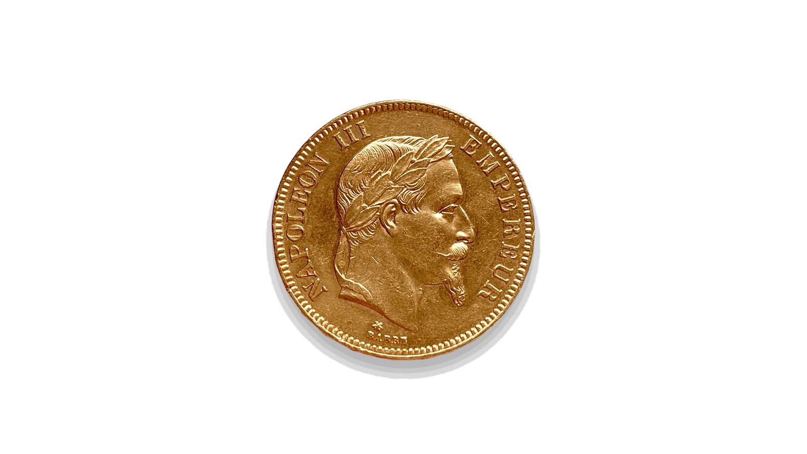 napoléon de 100 francs en or, 3 têtes