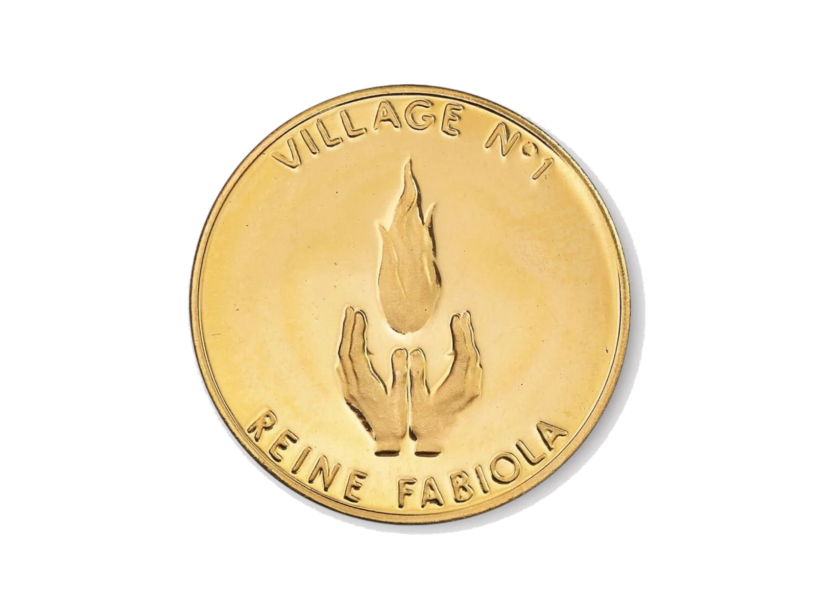 Pièce d'or « Fabiola » – face