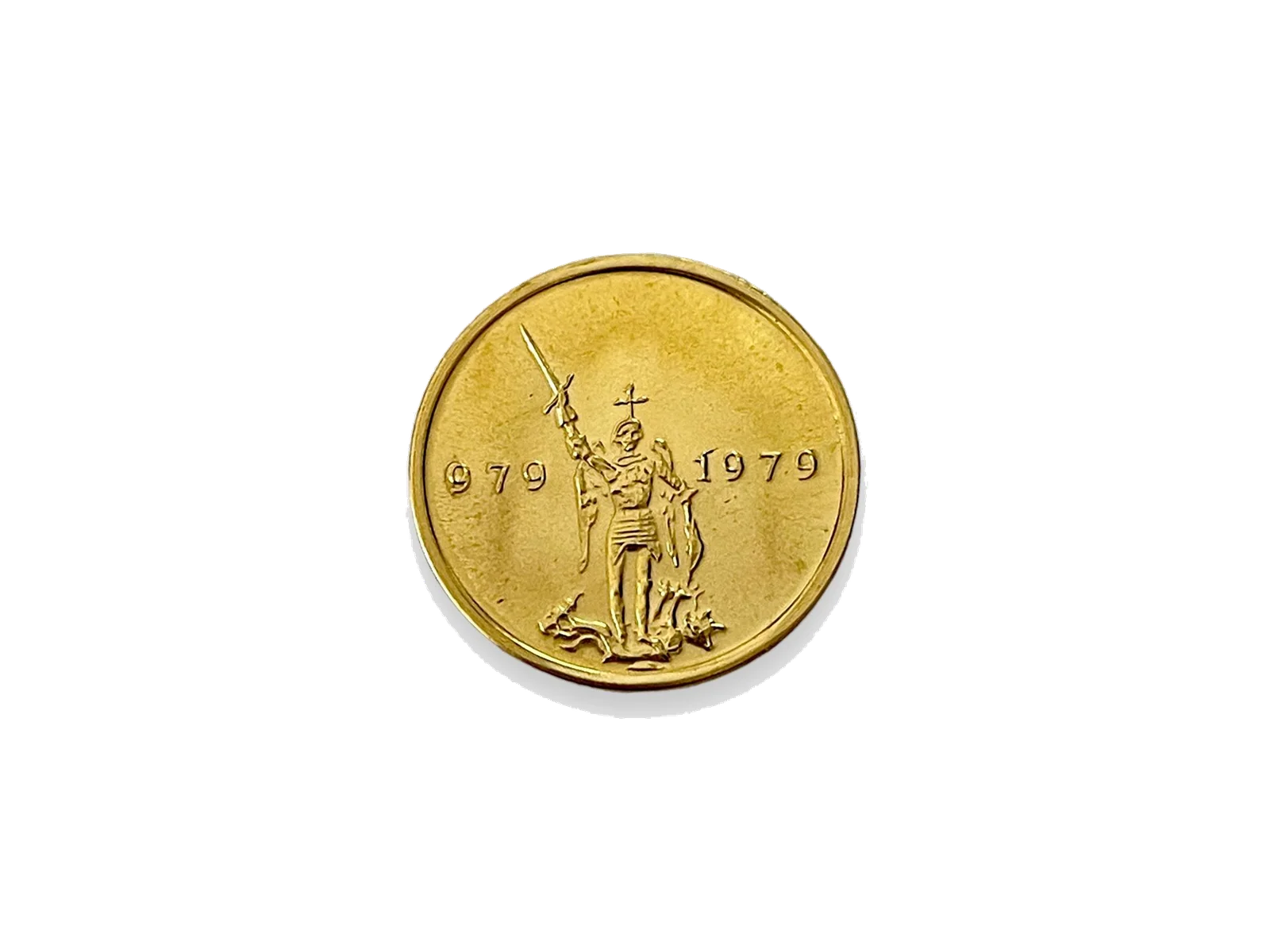 pièce d'or de Bruxelles, revers