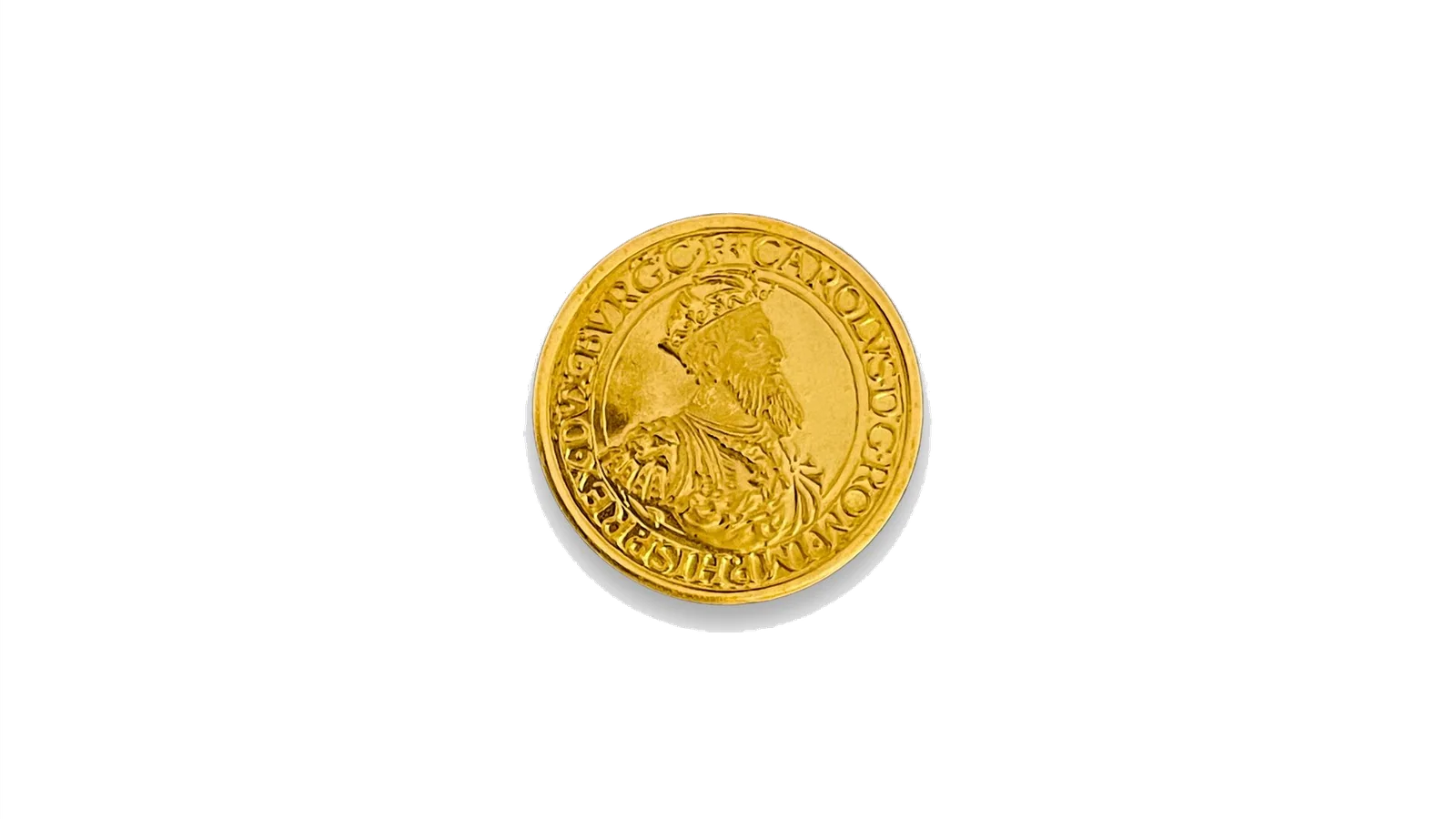 Gold 50 Belgian ECU coin