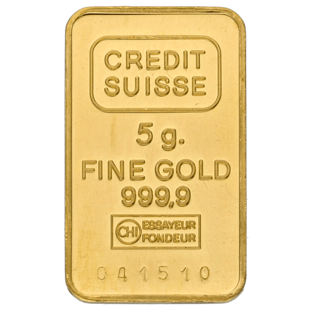 Goudbaar 5 gram diverse producenten