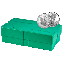 Zilveren American Eagles Monsterbox 500x1 OZ (Nieuw)