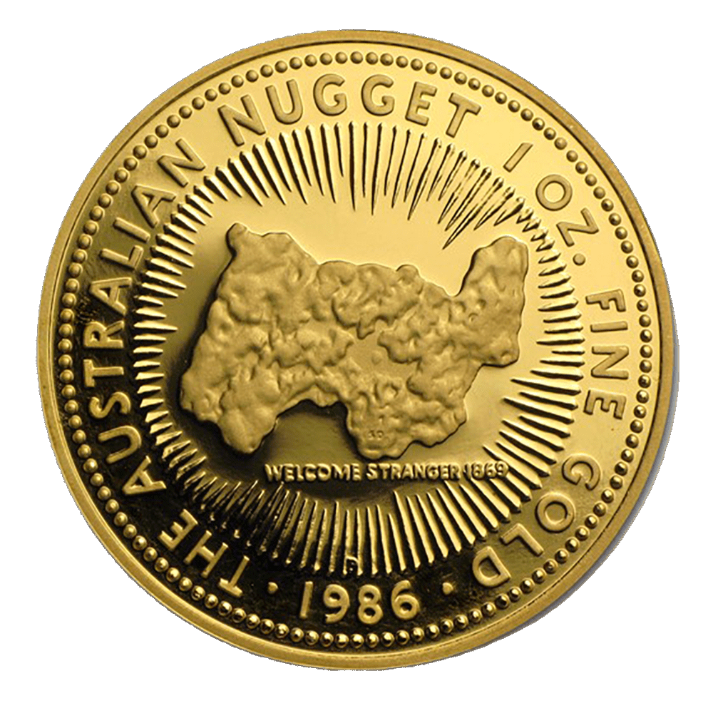 Gouden Nugget 1 OZ diverse jaren