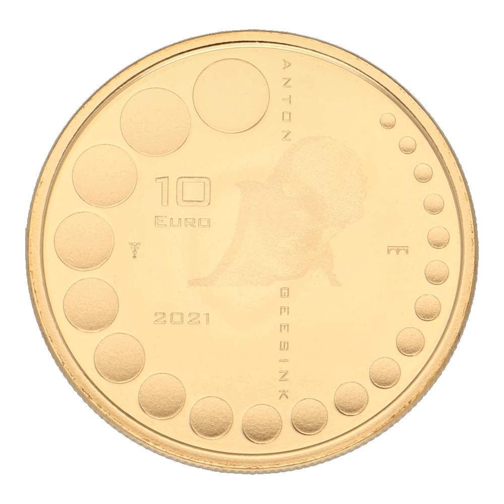 Gouden tien euro munt Nederland