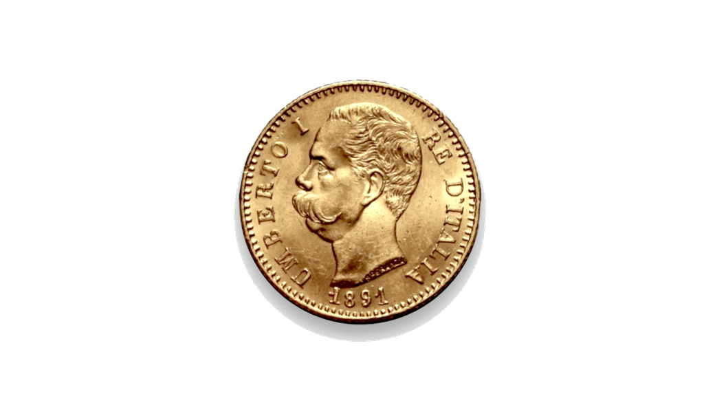 Gouden 20 lire Italië
